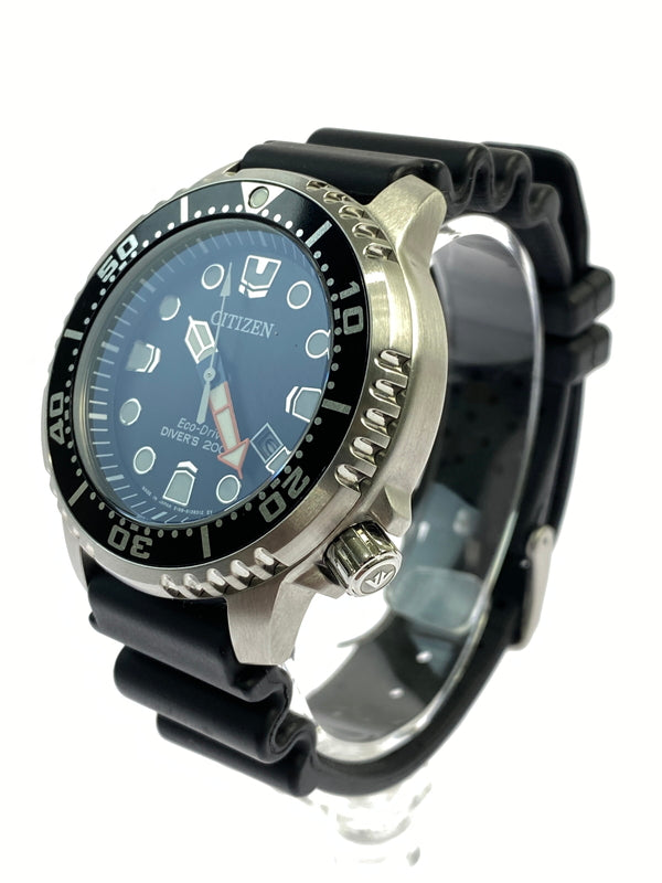 【中古品】【メンズ】 CITIZEN シチズン E168-S100623 ECO-DRIVE ソーラーアナログ 腕時計 197-260711-AS-50-min カラー：シルバー/ブラック 万代Net店