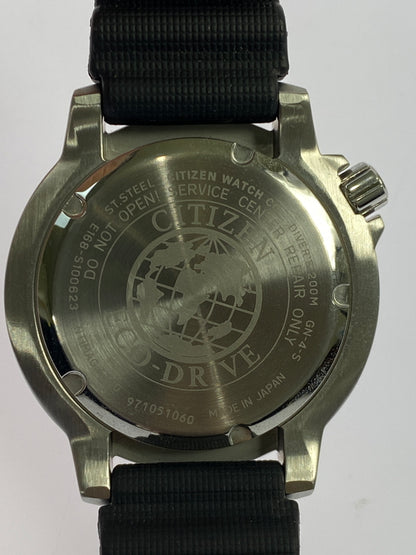 【中古品】【メンズ】 CITIZEN シチズン E168-S100623 ECO-DRIVE ソーラーアナログ 腕時計 197-260711-AS-50-min カラー：シルバー/ブラック 万代Net店