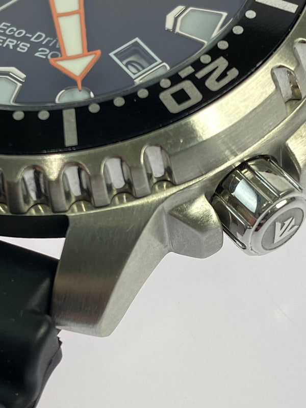 【中古品】【メンズ】 CITIZEN シチズン E168-S100623 ECO-DRIVE ソーラーアナログ 腕時計 197-260711-AS-50-min カラー：シルバー/ブラック 万代Net店