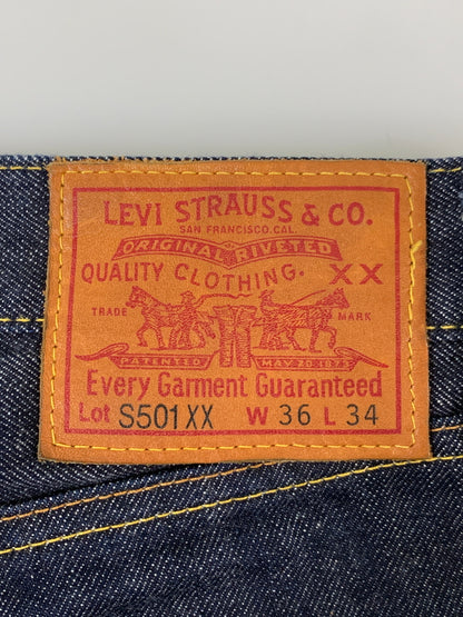 【中古品】【メンズ】 LEVI'S VINTAGE CLOTHING リーバイスビンテージクロージング S501XX 44MODEL 大戦モデル デニムパンツ PC9-44501-0072 156-260710-em-14-min サイズ：W36×L34 カラー：インディゴブルー 万代Net店