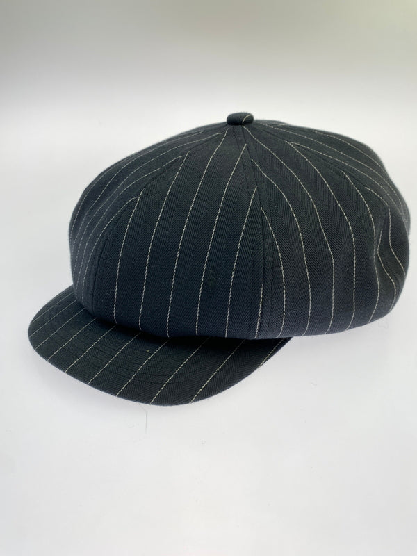 【中古品】【メンズ】 WESTRIDE ウエストライド ヒッコリーキャスケット 帽子 185-260711-AS-65-min サイズ：M カラー：ネイビー 万代Net店