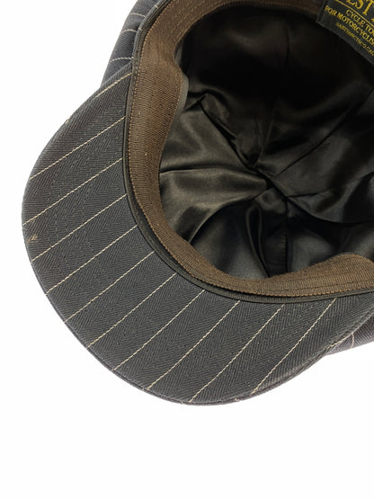 【中古品】【メンズ】 WESTRIDE ウエストライド ヒッコリーキャスケット 帽子 185-260711-AS-65-min サイズ：M カラー：ネイビー 万代Net店