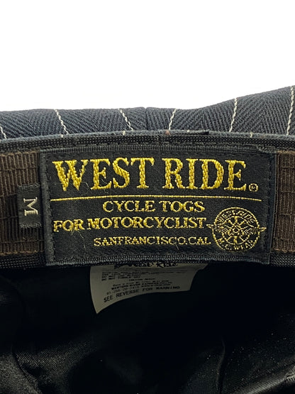 【中古品】【メンズ】 WESTRIDE ウエストライド ヒッコリーキャスケット 帽子 185-260711-AS-65-min サイズ：M カラー：ネイビー 万代Net店