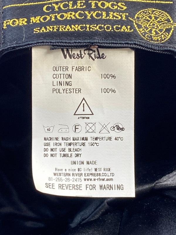 【中古品】【メンズ】 WESTRIDE ウエストライド ヒッコリーキャスケット 帽子 185-260711-AS-65-min サイズ：M カラー：ネイビー 万代Net店