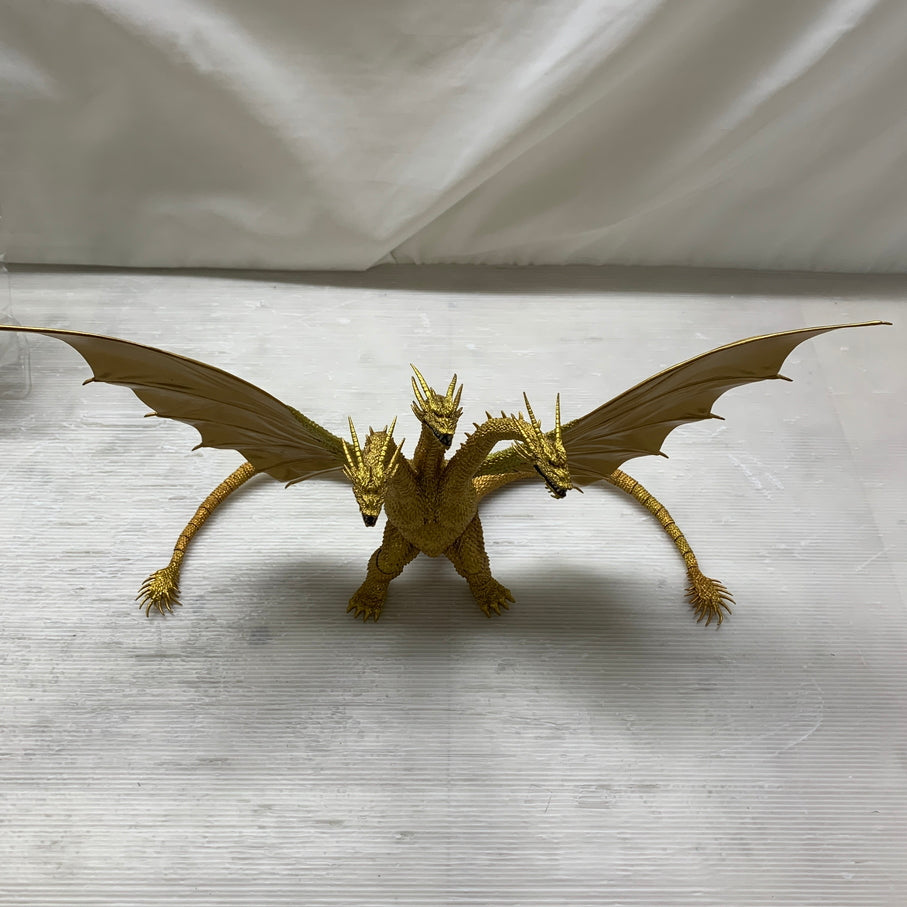 【現状渡し品】 S.H.MonsterArts キングギドラ Special Color Ver. フィギュア バンダイ 魂ウェブ商店 044-260727-em-12-min 万代Net店