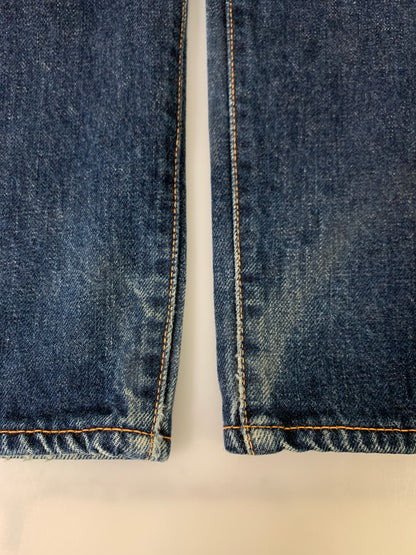 【中古品】【メンズ】 EVISUエヴィス レッドカモメ デニムパンツ NO.2 2001 デニムパンツ メンズ ボトムス ジーンズ ジーパン 156-260710-em-12-min サイズ：30×35 カラー：インディゴブルー 万代Net店