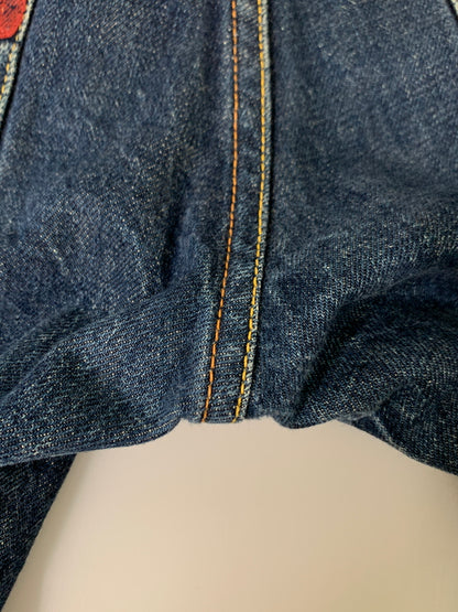 【中古品】【メンズ】 EVISUエヴィス レッドカモメ デニムパンツ NO.2 2001 デニムパンツ メンズ ボトムス ジーンズ ジーパン 156-260710-em-12-min サイズ：30×35 カラー：インディゴブルー 万代Net店