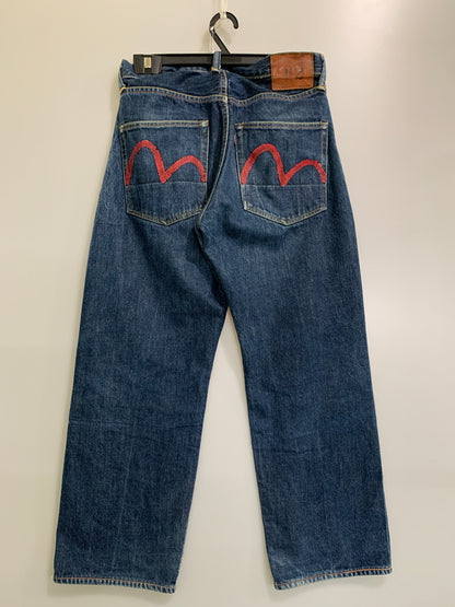 【中古品】【メンズ】 EVISUエヴィス レッドカモメ デニムパンツ NO.2 2001 デニムパンツ メンズ ボトムス ジーンズ ジーパン 156-260710-em-12-min サイズ：30×35 カラー：インディゴブルー 万代Net店