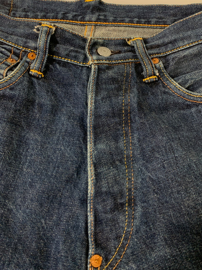 【中古品】【メンズ】 EVISUエヴィス レッドカモメ デニムパンツ NO.2 2001 デニムパンツ メンズ ボトムス ジーンズ ジーパン 156-260710-em-12-min サイズ：30×35 カラー：インディゴブルー 万代Net店