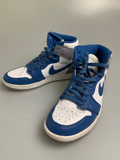 【中古品】【メンズ】 NIKE ナイキ AIR JORDAN 1 RETRO HIGH OG TRUE BLUE エアジョーダン 1 レトロ ハイ OG トゥルーブルー DZ5485-410 メンズ スニーカー 靴 シューズ 160-260709-hu-12-min サイズ：27ｃｍ US9 カラー：ブルー系/ホワイト 万代Net店