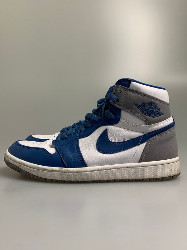 【中古品】【メンズ】 NIKE ナイキ AIR JORDAN 1 RETRO HIGH OG TRUE BLUE エアジョーダン 1 レトロ ハイ OG トゥルーブルー DZ5485-410 メンズ スニーカー 靴 シューズ 160-260709-hu-12-min サイズ：27ｃｍ US9 カラー：ブルー系/ホワイト 万代Net店