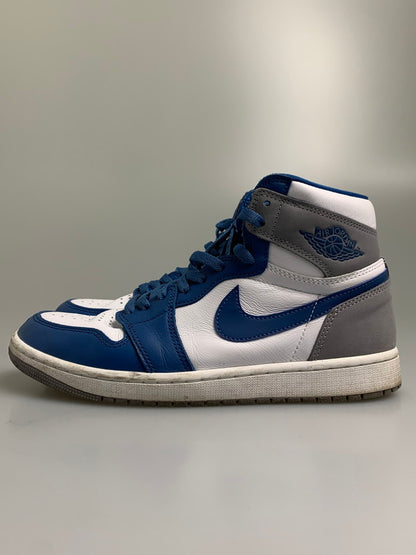 【中古品】【メンズ】 NIKE ナイキ AIR JORDAN 1 RETRO HIGH OG TRUE BLUE エアジョーダン 1 レトロ ハイ OG トゥルーブルー DZ5485-410 メンズ スニーカー 靴 シューズ 160-260709-hu-12-min サイズ：27ｃｍ US9 カラー：ブルー系/ホワイト 万代Net店