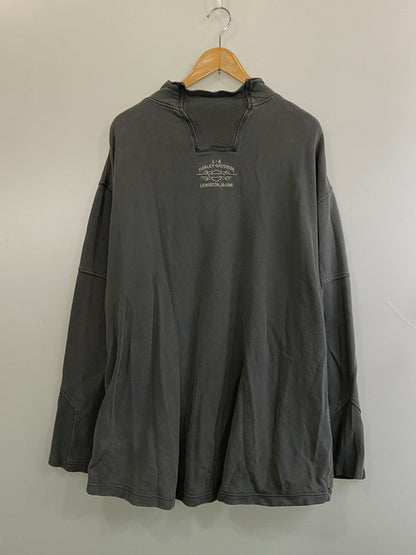 【中古品】【メンズ】 HARLEY-DAVIDSON ハーレーダビッドソン LS HALF ZIP SWEAT SHIRT ロングスリーブ ハーフ ジップ スウェット シャツ トレーナー 長袖 146-260724-hu-11-min サイズ：XL カラー：グレー 万代Net店