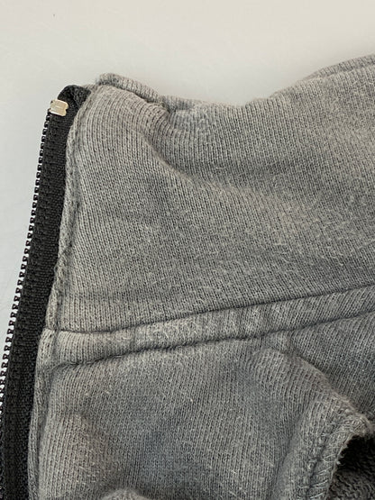 【中古品】【メンズ】 HARLEY-DAVIDSON ハーレーダビッドソン LS HALF ZIP SWEAT SHIRT ロングスリーブ ハーフ ジップ スウェット シャツ トレーナー 長袖 146-260724-hu-11-min サイズ：XL カラー：グレー 万代Net店