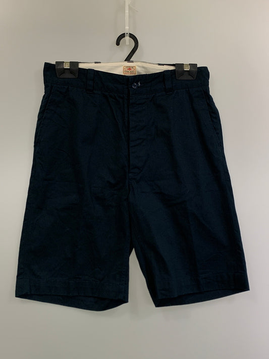 【中古品】【メンズ】 SUGAR CANE シュガーケーン BUTTON UP HALF PANTS ハーフパンツ ボトムス 156-260711-AS-20-min サイズ：W32 カラー：ネイビー 万代Net店