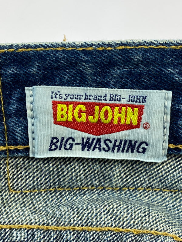 【中古品】【メンズ】 BIG JOHN ビッグジョン 60S 復刻 CLASSIC STRAIGHT DENIM PANTS M102SL クラシック ストレート デニムパンツ ヴィンテージ ジーンズ 60年代 156-260710-em-45-min サイズ：31 カラー：インディゴブルー 万代Net店