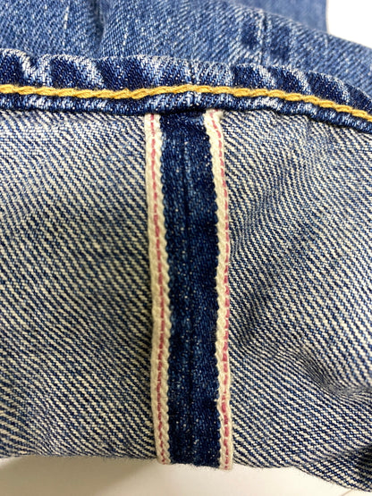 【中古品】【メンズ】 BIG JOHN ビッグジョン 60S 復刻 CLASSIC STRAIGHT DENIM PANTS M102SL クラシック ストレート デニムパンツ ヴィンテージ ジーンズ 60年代 156-260710-em-45-min サイズ：31 カラー：インディゴブルー 万代Net店