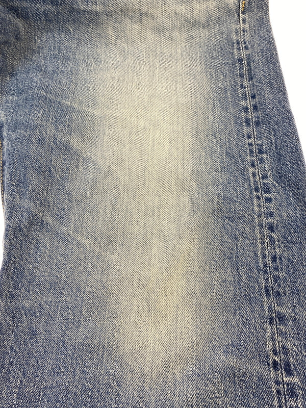 【中古品】【メンズ】 BIG JOHN ビッグジョン 60S 復刻 CLASSIC STRAIGHT DENIM PANTS M102SL クラシック ストレート デニムパンツ ヴィンテージ ジーンズ 60年代 156-260710-em-45-min サイズ：31 カラー：インディゴブルー 万代Net店
