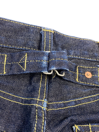 【中古品】【メンズ】 KOJIMA GENES 児島ジーンズ シンチバック デニムパンツ メンズ ボトムス ジーンズ ジーパン 156-260710-em-44-min サイズ：30 カラー：インディゴブルー 万代Net店