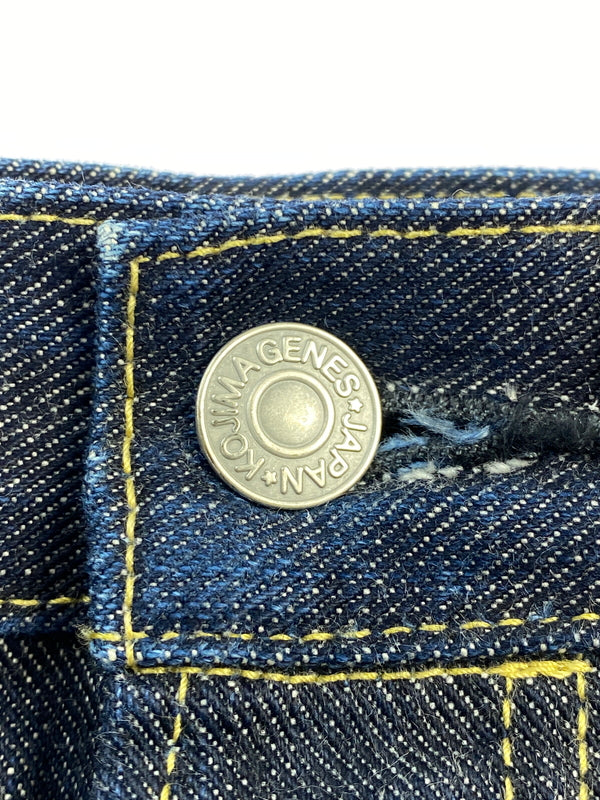 【中古品】【メンズ】 KOJIMA GENES 児島ジーンズ シンチバック デニムパンツ メンズ ボトムス ジーンズ ジーパン 156-260710-em-44-min サイズ：30 カラー：インディゴブルー 万代Net店