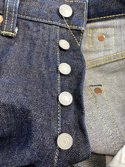 【中古品】【メンズ】 KOJIMA GENES 児島ジーンズ シンチバック デニムパンツ メンズ ボトムス ジーンズ ジーパン 156-260710-em-44-min サイズ：30 カラー：インディゴブルー 万代Net店