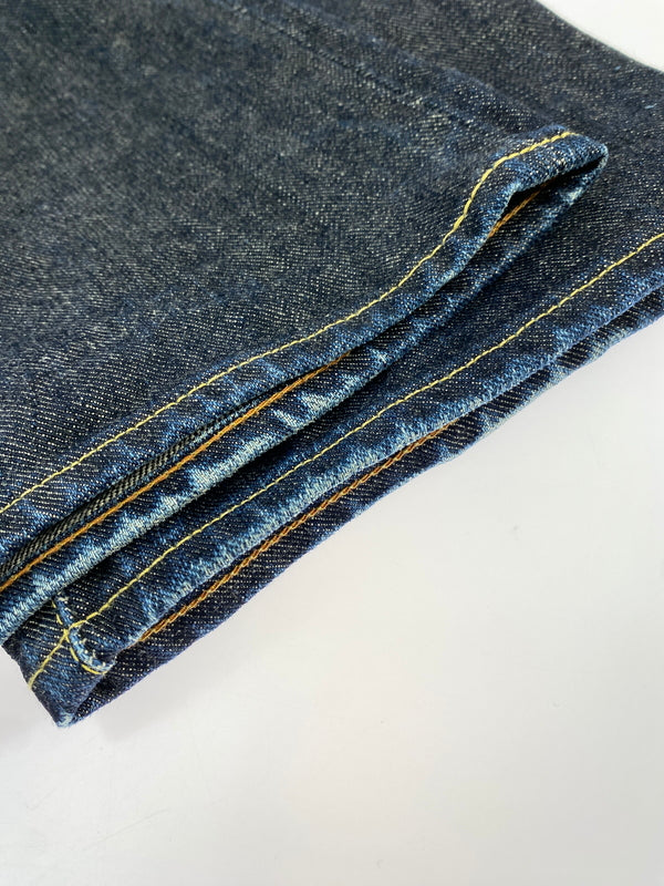 【中古品】【メンズ】 KOJIMA GENES 児島ジーンズ シンチバック デニムパンツ メンズ ボトムス ジーンズ ジーパン 156-260710-em-44-min サイズ：30 カラー：インディゴブルー 万代Net店