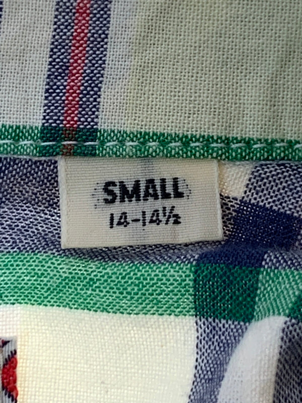 【中古品】【メンズ】 SUGAR CANE シュガーケーン MADRAS CHECK OPEN マドラス チェック オープン SC39123 メンズ チェックシャツ 半袖 ショートスリーブ 145-260709-hu-13-min サイズ：S カラー：イエロー/ネイビー/グリーン（チェック） 万代Net店