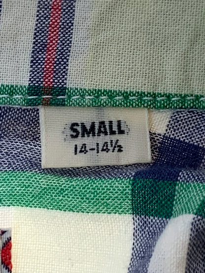 【中古品】【メンズ】 SUGAR CANE シュガーケーン MADRAS CHECK OPEN マドラス チェック オープン SC39123 メンズ チェックシャツ 半袖 ショートスリーブ 145-260709-hu-13-min サイズ：S カラー：イエロー/ネイビー/グリーン（チェック） 万代Net店