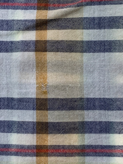 【中古品】【メンズ】 SUGAR CANE シュガーケーン MADRAS CHECK OPEN マドラス チェック オープン SC39123 メンズ チェックシャツ 半袖 ショートスリーブ 145-260709-hu-13-min サイズ：S カラー：イエロー/ネイビー/グリーン（チェック） 万代Net店