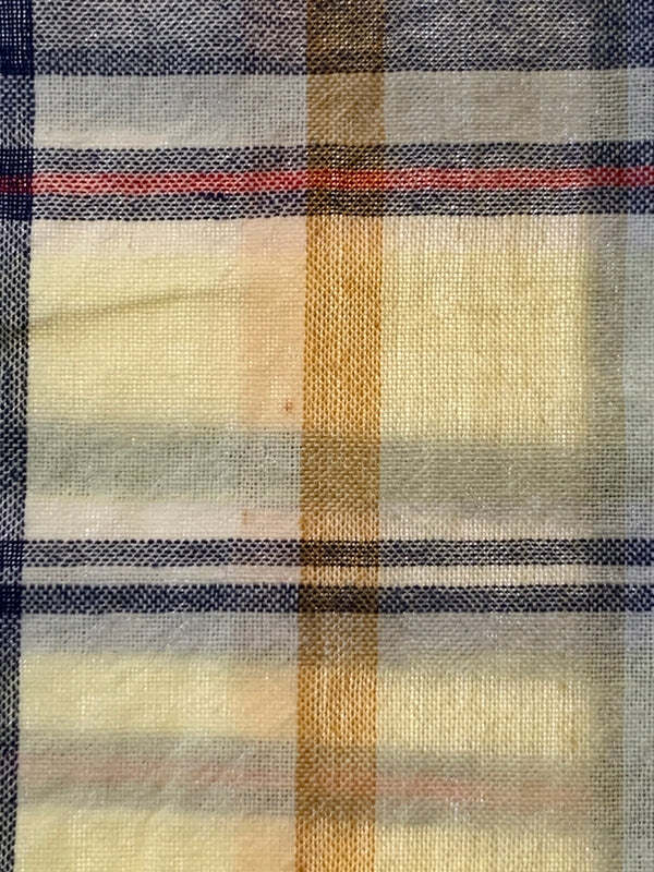 【中古品】【メンズ】 SUGAR CANE シュガーケーン MADRAS CHECK OPEN マドラス チェック オープン SC39123 メンズ チェックシャツ 半袖 ショートスリーブ 145-260709-hu-13-min サイズ：S カラー：イエロー/ネイビー/グリーン（チェック） 万代Net店