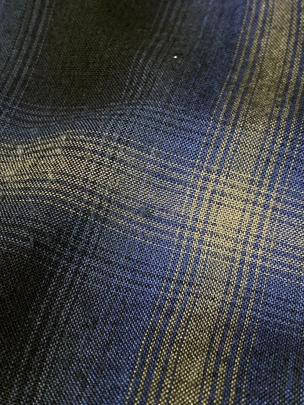 【中古品】【メンズ】 SUGAR CANE シュガーケーン RAYON OMBRE CHECK OPEN SHIRT SC29120 レーヨン オンブレーチェック オープンシャツ メンズ トップス 145-260710-em-67-min サイズ：M カラー：ブルー系 万代Net店