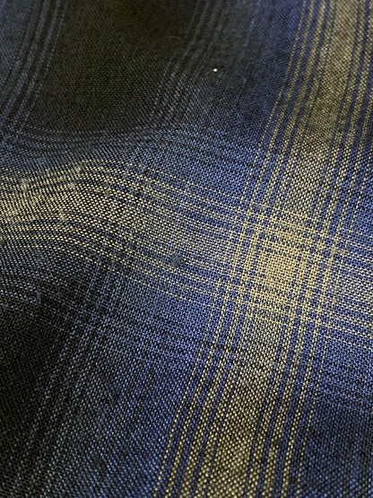 【中古品】【メンズ】 SUGAR CANE シュガーケーン RAYON OMBRE CHECK OPEN SHIRT SC29120 レーヨン オンブレーチェック オープンシャツ メンズ トップス 145-260710-em-67-min サイズ：M カラー：ブルー系 万代Net店