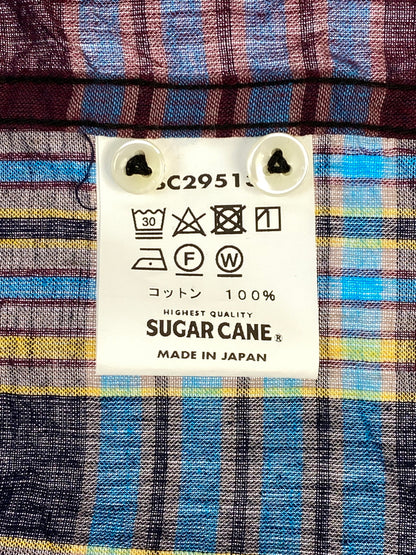 【中古品】【メンズ】 SUGAR CANE シュガーケーン INDIA MADRAS CHECK BUTTON DOWN SHIRT SC29513 インディア マドラス チェック ボタンダウン シャツ メンズ トップス 145-260710-em-38-min サイズ：M カラー：マルチカラー 万代Net店