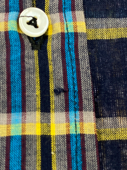 【中古品】【メンズ】 SUGAR CANE シュガーケーン INDIA MADRAS CHECK BUTTON DOWN SHIRT SC29513 インディア マドラス チェック ボタンダウン シャツ メンズ トップス 145-260710-em-38-min サイズ：M カラー：マルチカラー 万代Net店