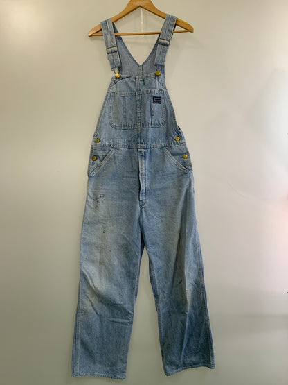 【中古品】【メンズ】 LEVI'S リーバイス USA製 OVERALL アメリカ製 オーバーオール メンズ デニム 157-260709-hu-21-min サイズ：30 カラー：ライトインディゴ 万代Net店
