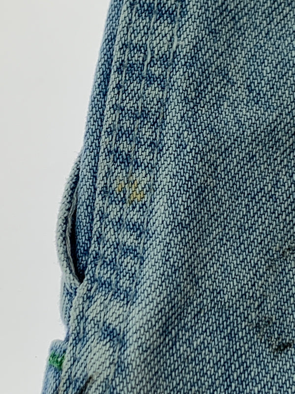 【中古品】【メンズ】 LEVI'S リーバイス USA製 OVERALL アメリカ製 オーバーオール メンズ デニム 157-260709-hu-21-min サイズ：30 カラー：ライトインディゴ 万代Net店