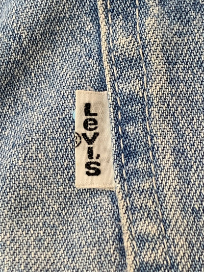 【中古品】【メンズ】 LEVI'S リーバイス USA製 OVERALL アメリカ製 オーバーオール メンズ デニム 157-260709-hu-21-min サイズ：30 カラー：ライトインディゴ 万代Net店