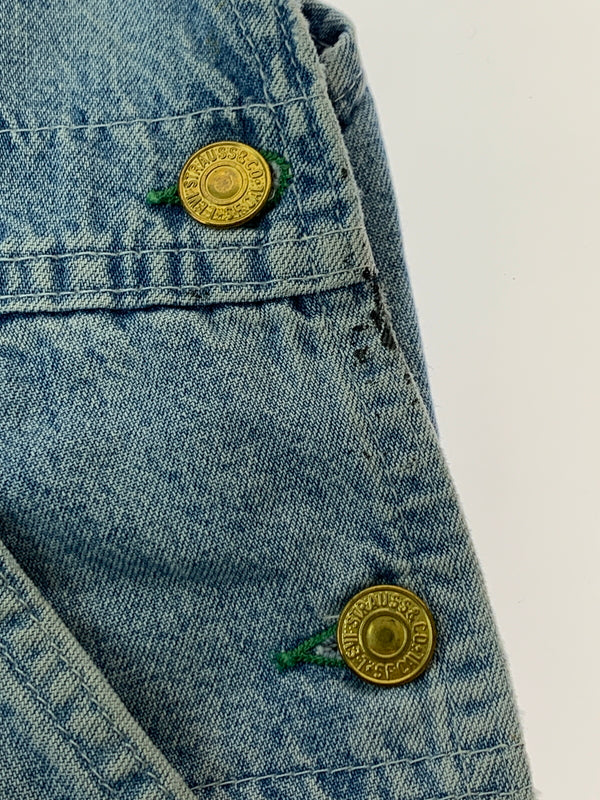 【中古品】【メンズ】 LEVI'S リーバイス USA製 OVERALL アメリカ製 オーバーオール メンズ デニム 157-260709-hu-21-min サイズ：30 カラー：ライトインディゴ 万代Net店