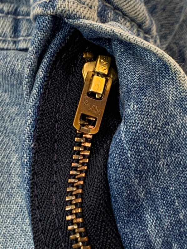 【中古品】【メンズ】 LEVI'S リーバイス USA製 OVERALL アメリカ製 オーバーオール メンズ デニム 157-260709-hu-21-min サイズ：30 カラー：ライトインディゴ 万代Net店