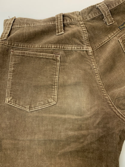【現状渡し品】【メンズ】 WRANGLER ラングラー 70S CORDUROY PANTS コーデュロイパンツ ボトムス フレアパンツ ヴィンテージ 157-260711-AS-28-min サイズ：18 カラー：ブラウン 万代Net店