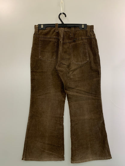 【現状渡し品】【メンズ】 WRANGLER ラングラー 70S CORDUROY PANTS コーデュロイパンツ ボトムス フレアパンツ ヴィンテージ 157-260711-AS-28-min サイズ：18 カラー：ブラウン 万代Net店