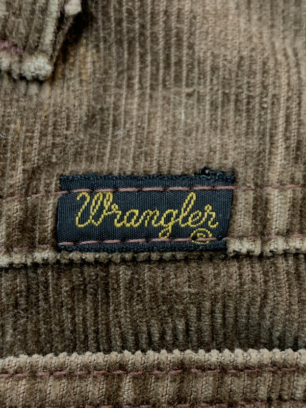 【現状渡し品】【メンズ】 WRANGLER ラングラー 70S CORDUROY PANTS コーデュロイパンツ ボトムス フレアパンツ ヴィンテージ 157-260711-AS-28-min サイズ：18 カラー：ブラウン 万代Net店