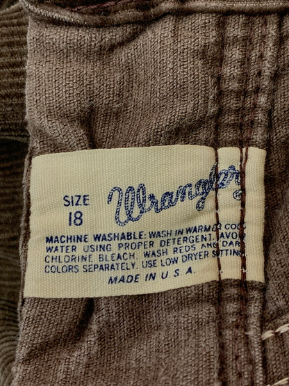 【現状渡し品】【メンズ】 WRANGLER ラングラー 70S CORDUROY PANTS コーデュロイパンツ ボトムス フレアパンツ ヴィンテージ 157-260711-AS-28-min サイズ：18 カラー：ブラウン 万代Net店