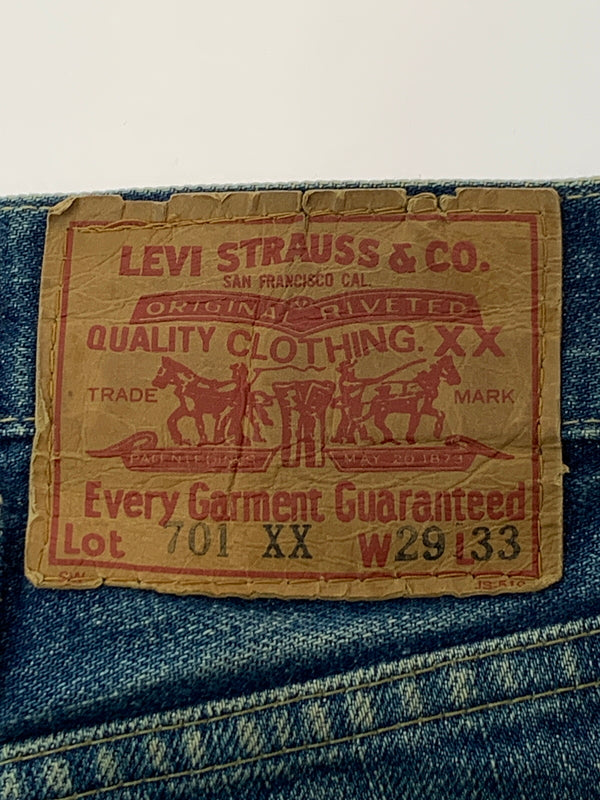 【中古品】【メンズ】 LEVI'S リーバイス 日本製 701XX DENIM PANTS デニム パンツ メンズ ボトムス ジーパン 157-260709-hu-20-min サイズ：W29 L33 カラー：ブルーインディゴ 万代Net店