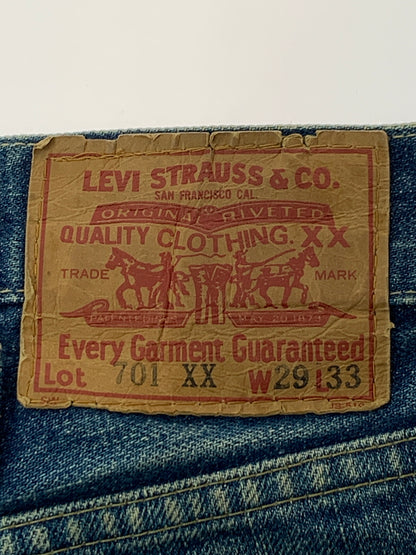 【中古品】【メンズ】 LEVI'S リーバイス 日本製 701XX DENIM PANTS デニム パンツ メンズ ボトムス ジーパン 157-260709-hu-20-min サイズ：W29 L33 カラー：ブルーインディゴ 万代Net店