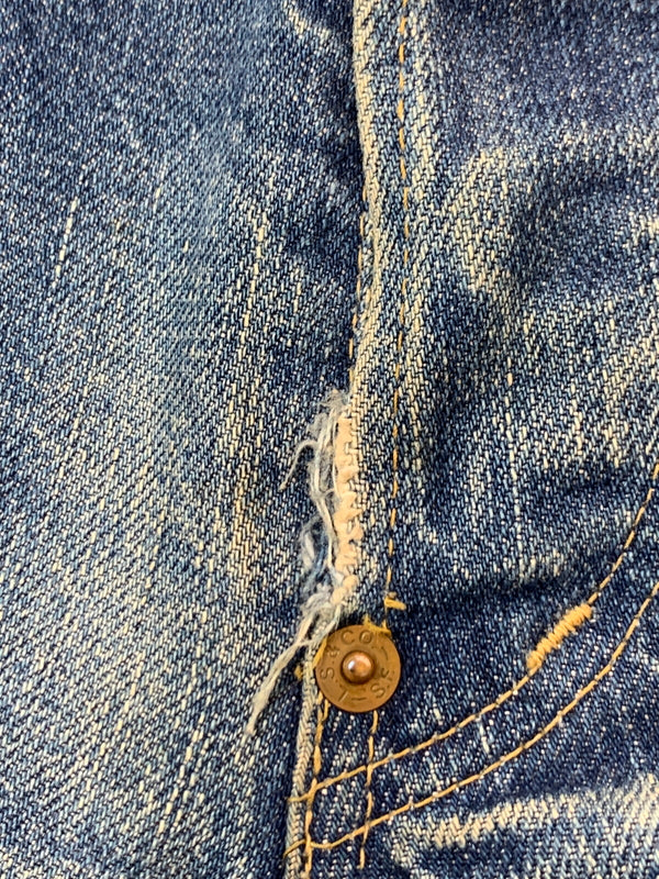 【中古品】【メンズ】 LEVI'S リーバイス 日本製 701XX DENIM PANTS デニム パンツ メンズ ボトムス ジーパン 157-260709-hu-20-min サイズ：W29 L33 カラー：ブルーインディゴ 万代Net店