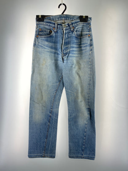 【中古品】【メンズ】 LEVI'S リーバイス 70-80S 66後期 501 DENIM PANTS 70年代 80年代 501 デニムパンツ メンズ ボトムス ジーンズ ジーパン ヴィンテージ 157-260710-em-47-min サイズ：W30×L36 カラー：インディゴブルー 万代Net店