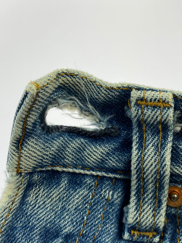 【中古品】【メンズ】 LEVI'S リーバイス 70-80S 66後期 501 DENIM PANTS 70年代 80年代 501 デニムパンツ メンズ ボトムス ジーンズ ジーパン ヴィンテージ 157-260710-em-47-min サイズ：W30×L36 カラー：インディゴブルー 万代Net店