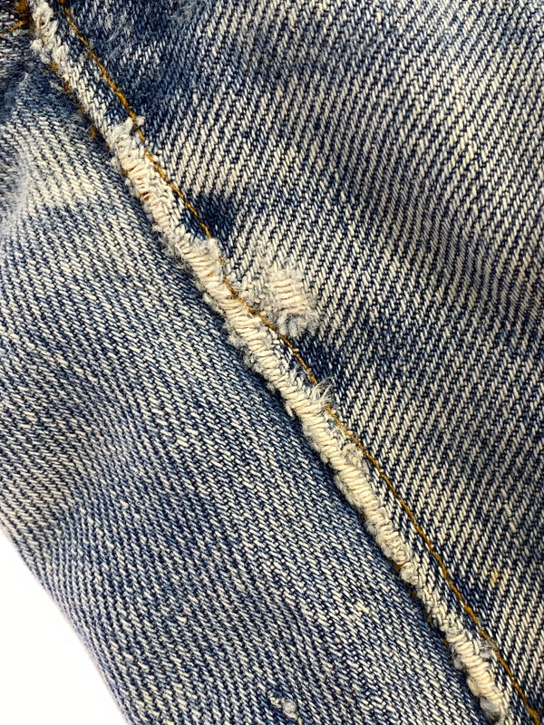 【中古品】【メンズ】 LEVI'S リーバイス 70-80S 66後期 501 DENIM PANTS 70年代 80年代 501 デニムパンツ メンズ ボトムス ジーンズ ジーパン ヴィンテージ 157-260710-em-47-min サイズ：W30×L36 カラー：インディゴブルー 万代Net店