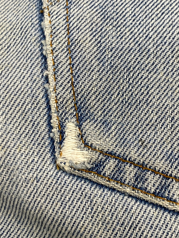 【中古品】【メンズ】 LEVI'S リーバイス 70-80S 66後期 501 DENIM PANTS 70年代 80年代 501 デニムパンツ メンズ ボトムス ジーンズ ジーパン ヴィンテージ 157-260710-em-47-min サイズ：W30×L36 カラー：インディゴブルー 万代Net店